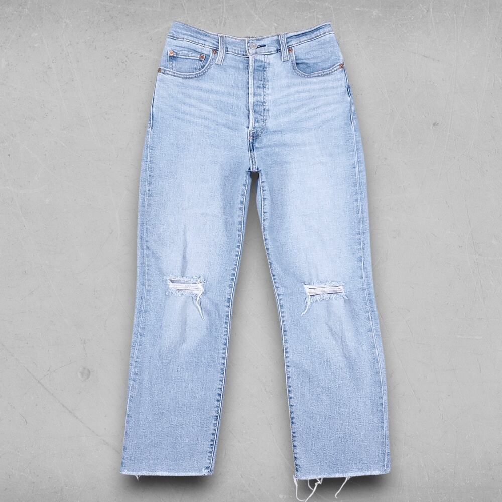 Levi's Light Blue Straight Leg Jeans